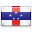 Landesflagge von Netherlands Antilles