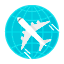 Travel icon flight