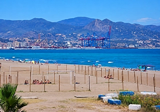 Málaga — Strand La Misericordia · Webcam live