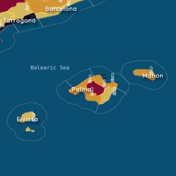 Red heat warning for numerous provinces on Tuesday 