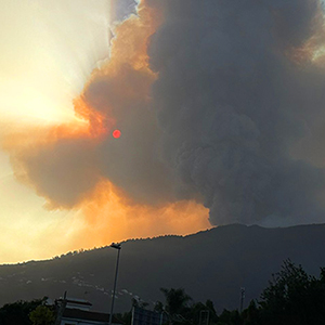 Großer Waldbrand auf Teneriffa