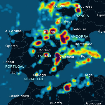 Sonnenaufgang in Malaga bei nur 18,3 °C