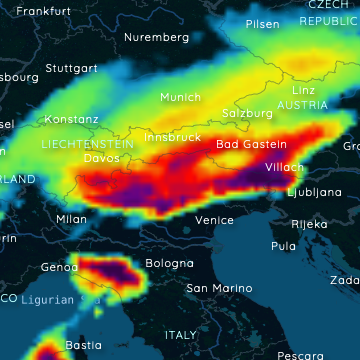 Im Norden reichlich Niederschlag, lokal Unwetteralarm