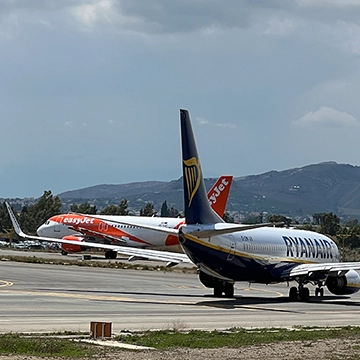 Flughafen Malaga schließt 2023 mit neuem Rekord