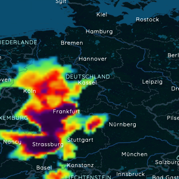 Am Samstag erst Hitze dann Unwetter