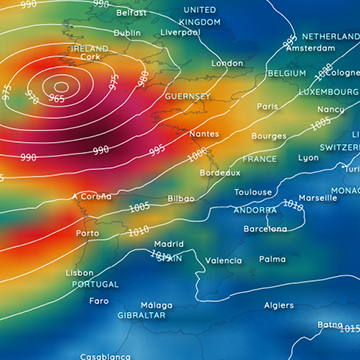 Hurricane Kirk is heading for the British Isles 