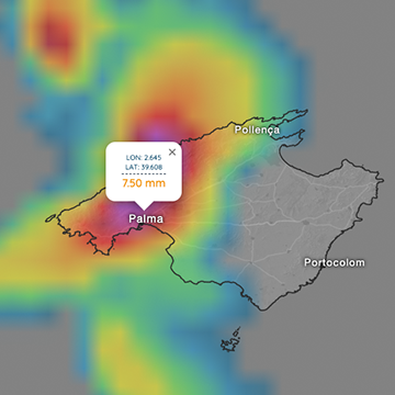 Lluvias y temperaturas en descenso