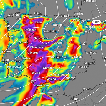 Tiefdruckgebiete bringen reichlich Regen