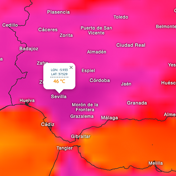 Temperaturas de hasta 46 °C para finales de junio