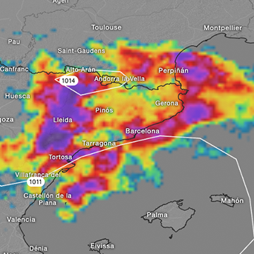 Riesgo meteorológico en Cataluña el sábado