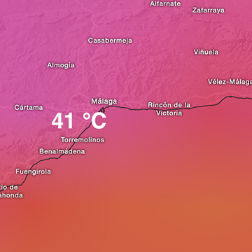 Ola de calor también llega a la Costa del Sol