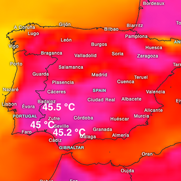 La reciente ola de calor ha sido la más intensa desde que hay registros en España
