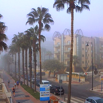 Niebla en la Costa del Sol