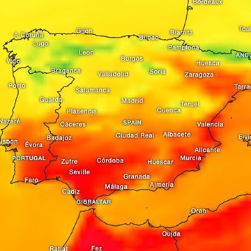 El final del verano continúa: valores de hasta 32 °C en el sureste