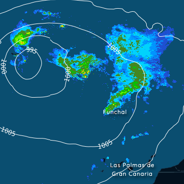 Storm Oscar - Severe weather alert for the Canary Islands
