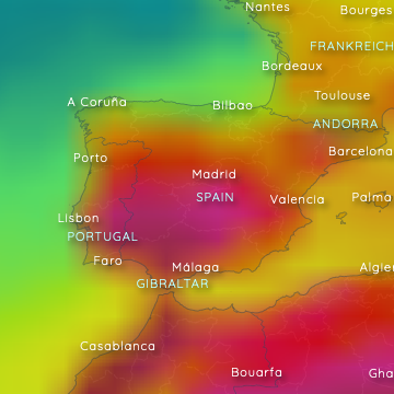 Heat wave brings daily highs of over 40 °C