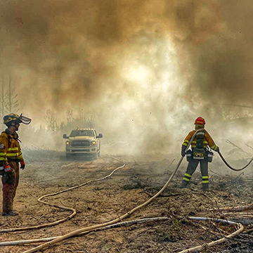 Forest fires still out of control