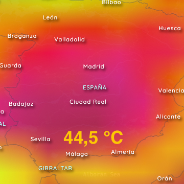 Heat wave in Andalusia - It was hottest in Granada