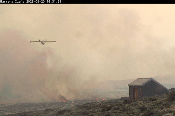 Gran incendio forestal en Tenerife