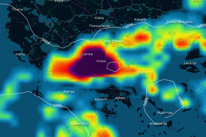 Severe weather conditions bring thunderstorms and heavy rain
