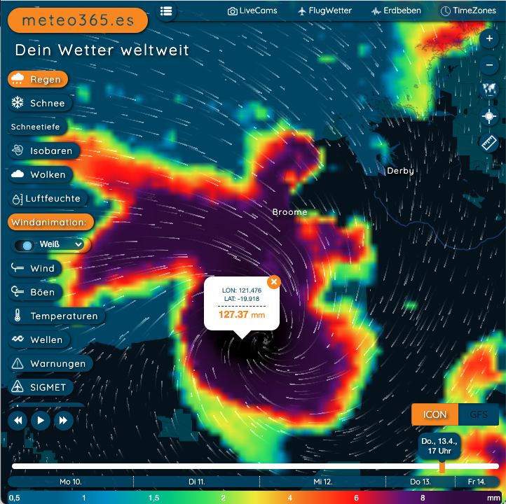 Catastrophic cyclone will reach mainland in the Northwest on Thursday 