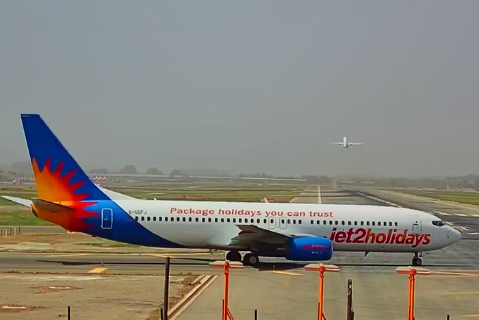 Flughafen Málaga - Costa del Sol (AGP/LEMG) meldet aktuell heiße 32 °C