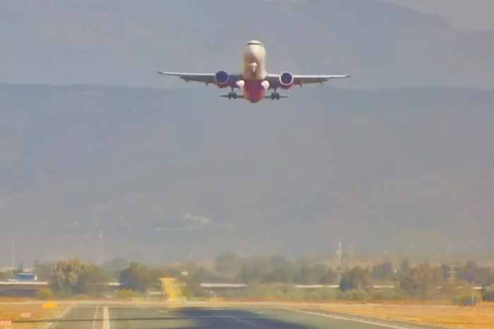 Aproximación frustrada de Wizz Air desde Viena