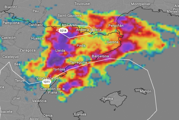 Severe weather threatens Catalonia on Saturday