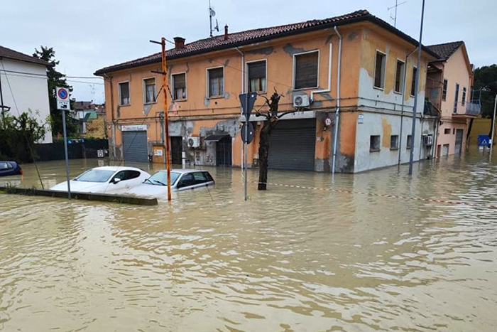 Severe weather brings massive flooding to Emilia-Romagna