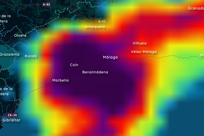 Pentecost - Here is the latest rain forecast for the Costa del Sol