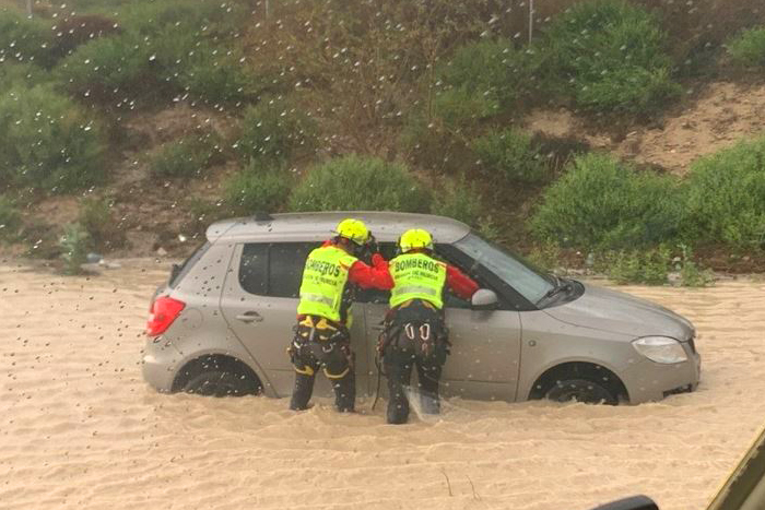 Severe weather warning for Murcia - Orange warning level for thunderstorms