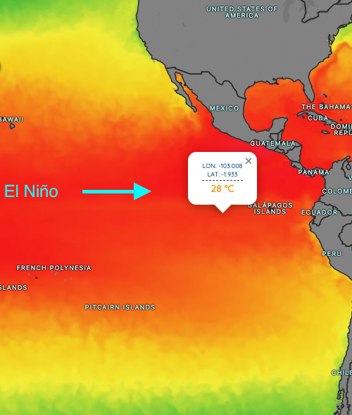 NOAA advierte sobre El Ni&ntilde;o