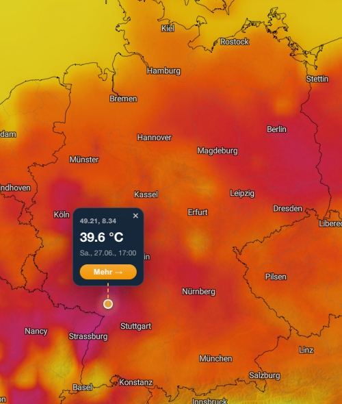Persistent and Further Intensifying Heatwave
