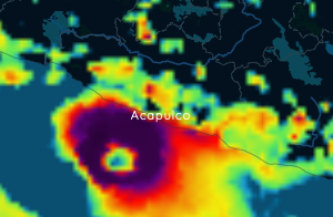 Tormenta tropical Max trae lluvias torrenciales al paraíso vacacional Acapulco