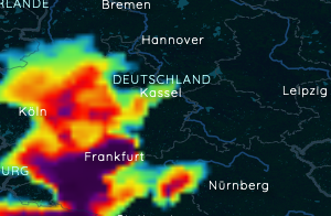 Am Samstag erst Hitze dann Unwetter