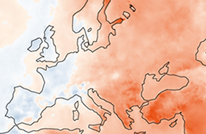 Surface air temperature for June 2024