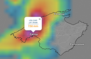 Lluvias y temperaturas en descenso