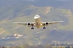 Los vientos de componente oeste dificultan las condiciones de aterrizaje