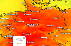 Sommer bringt extreme Hitzetage