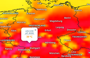 Es wird zunehmend heiß, Gewitterrisiko steigt an