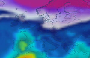 Aire frío del Norte se mueve hacia la Península balcánica