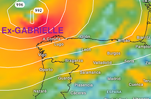 Former Hurricane GABRIELLE could reach Galicia