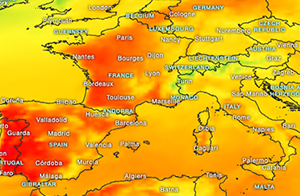 Predicción del tiempo para principios de octubre