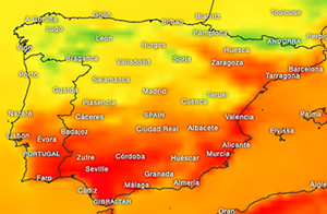 Gorgeous late summer - Temperatures of 32°C in the southeast