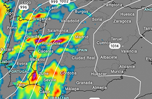 Storm Claudia brings severe weather