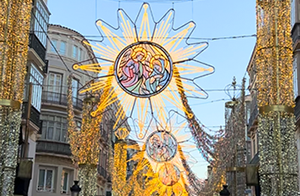 Christmas lights switched on Friday