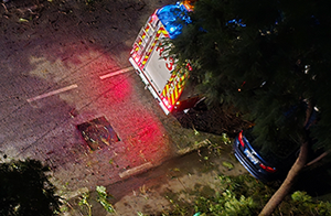 Severe weather with heavy rain and gale-force winds