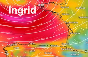 Storm Ingrid is approaching