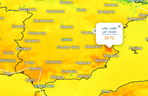 The weekend weather for the start of Semana Blanca