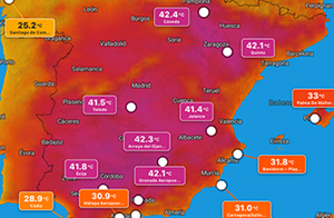 Intense Heatwave Across Spain!